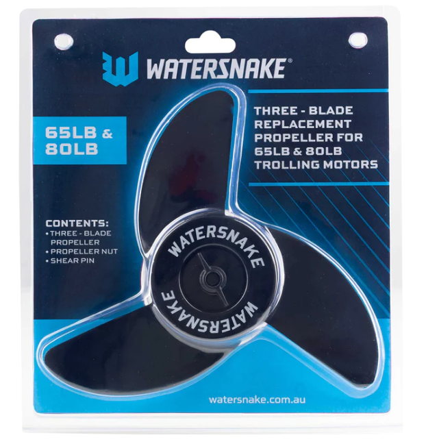 Watersnake 3 Bladed Prop Kit to suit 65-80lb Bow Mount Motors