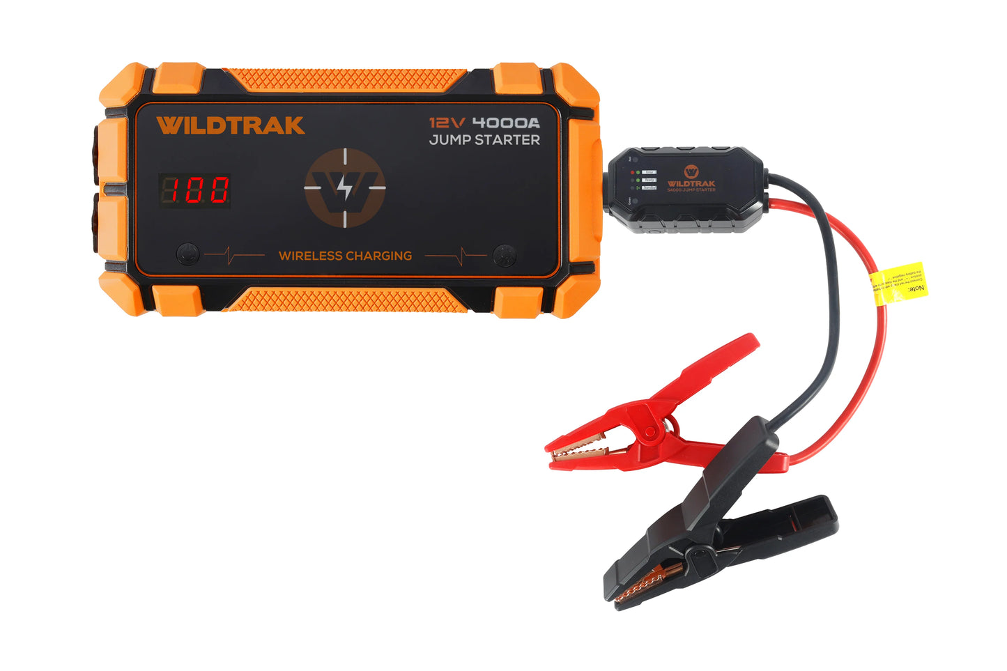 WildTrak Heavy-Duty 4000A 28KMAH HP Lithium Car & 4WD Jump Starter